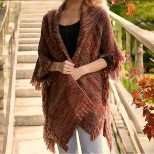 DEMDACO Apparel WINE LARGE TRIANGLE WRAP Fabric